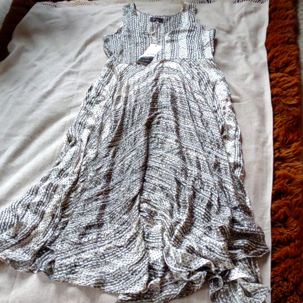Silk Maxi Johnny Was Biya Dress